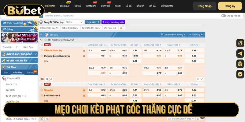 Áp dụng bí kíp khi chơi phạt góc là gì tại Bubet