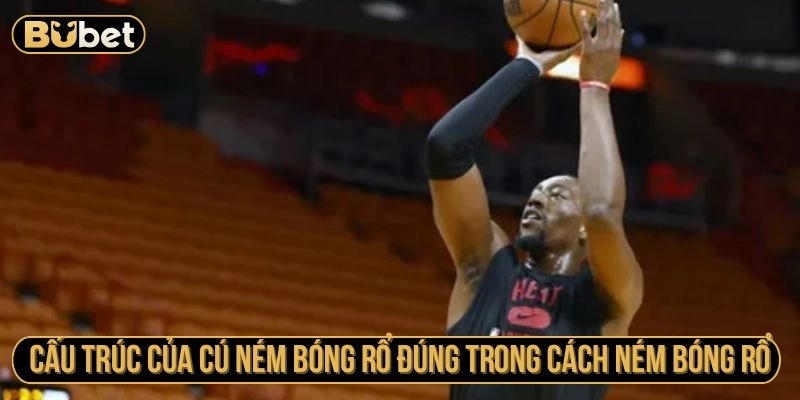 Cấu trúc của cú ném bóng rổ đúng trong cách ném bóng rổ