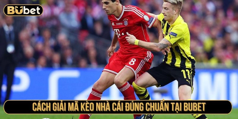 Cách giải mã kèo nhà cái đúng chuẩn tại BUBET