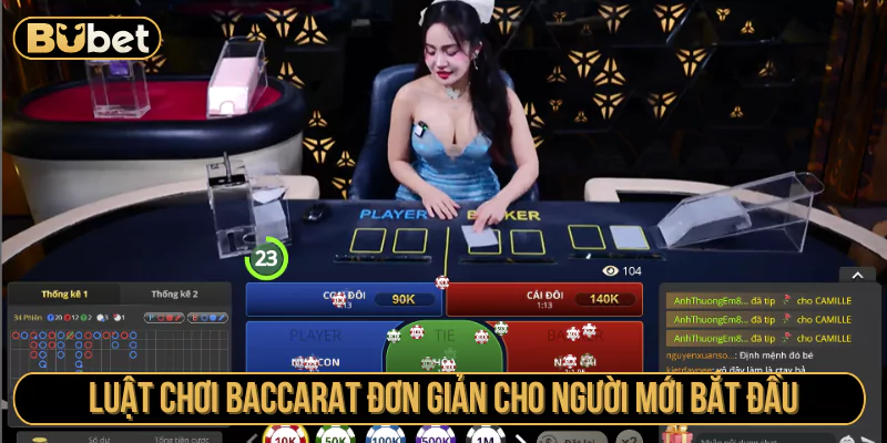 Luật chơi Baccarat đơn giản cho người mới bắt đầu