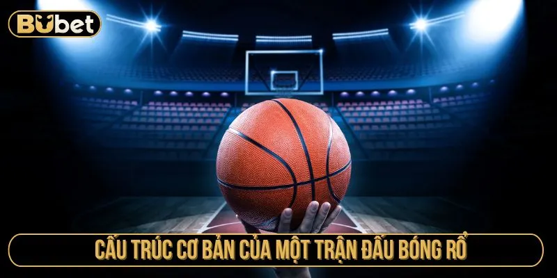 Cấu trúc cơ bản của một trận đấu bóng rổ
